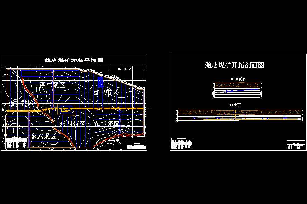 鲍店煤矿3.0Mta新井设计课程设计【含CAD图纸+文档】.zip
