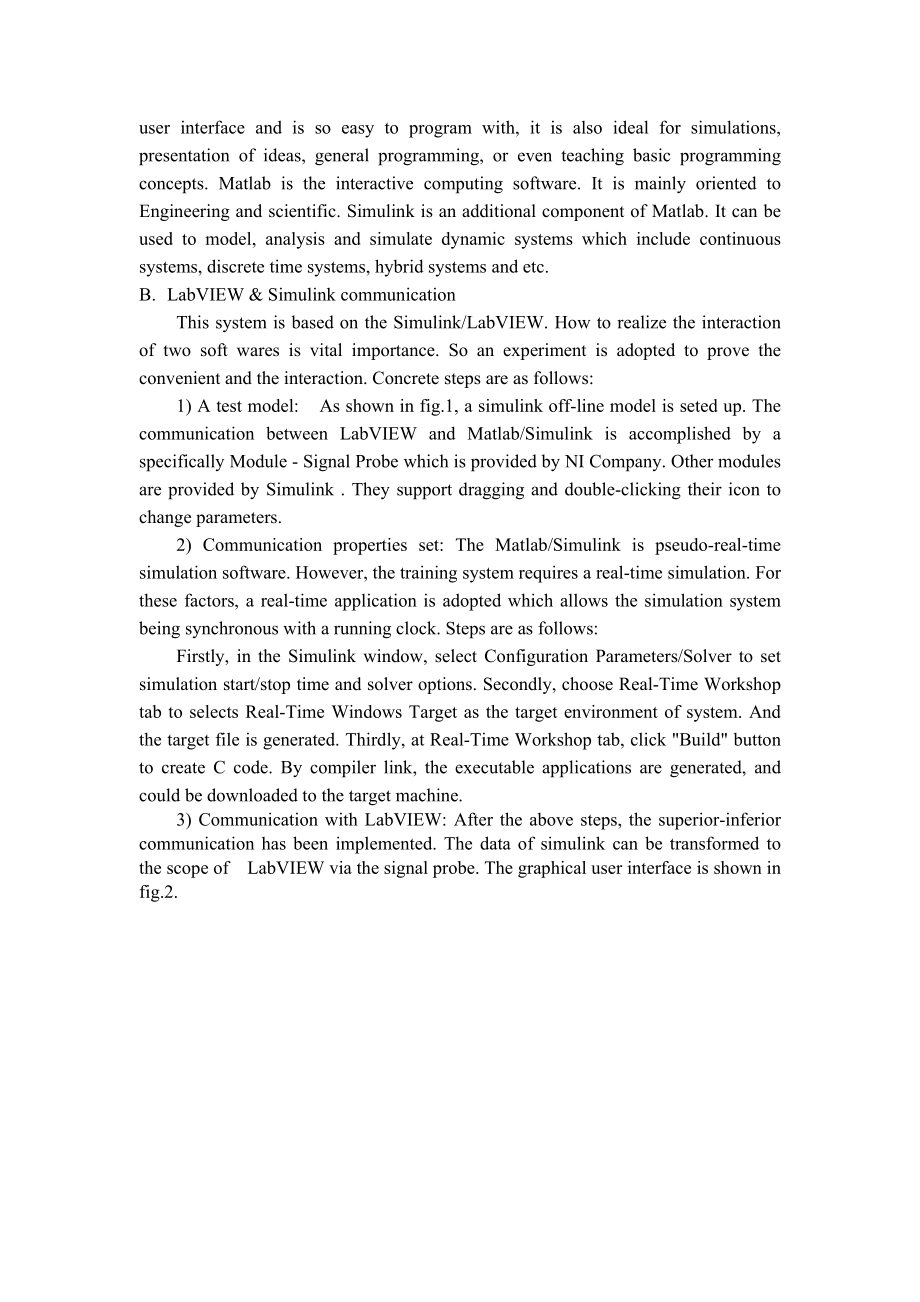 外文翻译-基于Matlab LabVIEW的变速恒频风力发电培训系统研究.doc_第2页