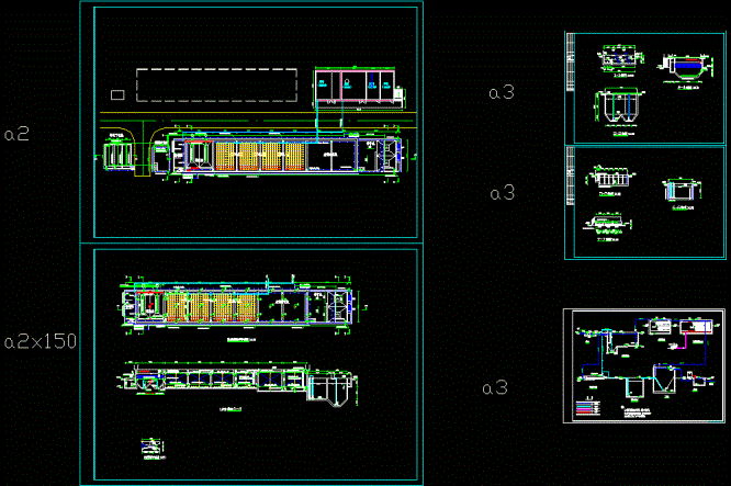 污水处理站施工CAD图.dwg