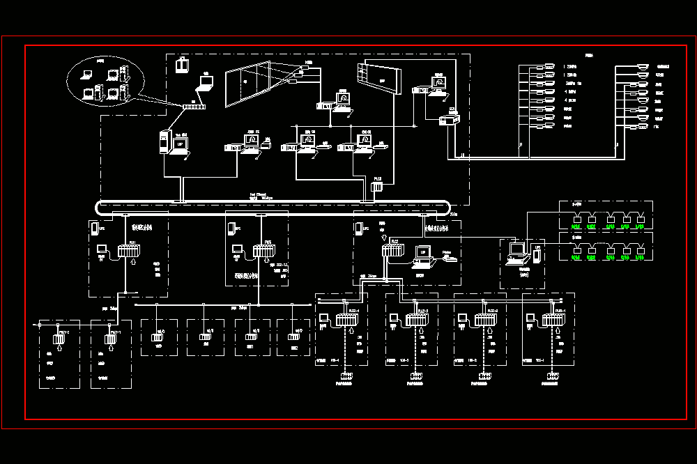 污水处理厂自控系统CAD图.dwg
