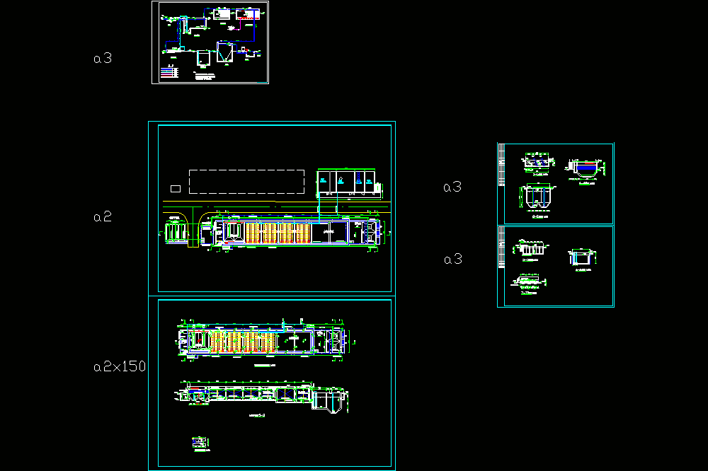 污水处理站施工CAD图.dwg