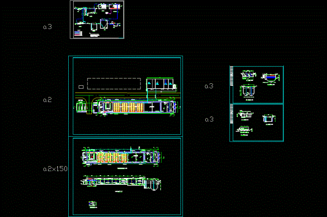 污水处理站施工CAD图.dwg