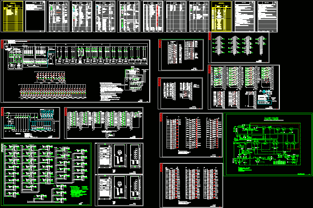 【S】大型汽车工厂(12万)污水处理站自控CAD图.dwg
