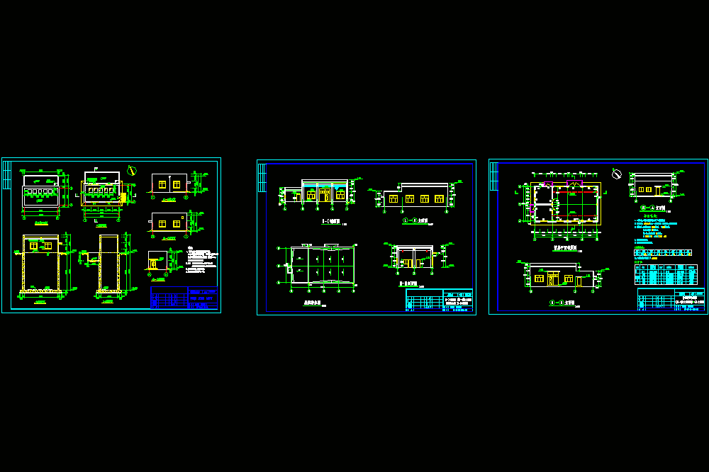 无锡某污水处理厂建筑CAD图.dwg