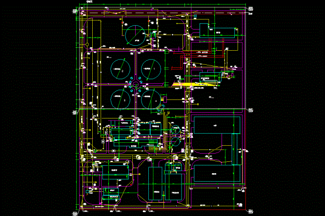 东部北区管道布置CAD图.dwg