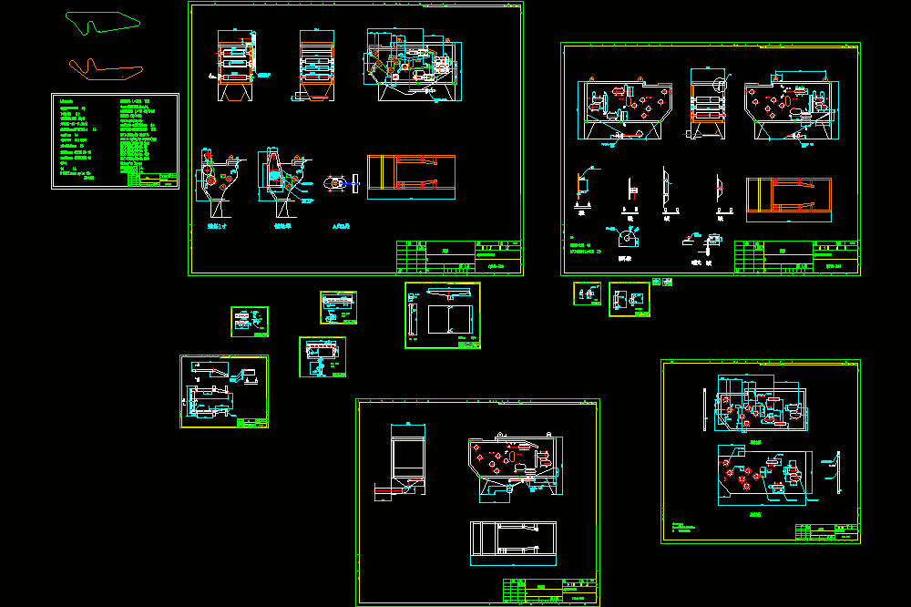 小型压滤机CAD图.dwg