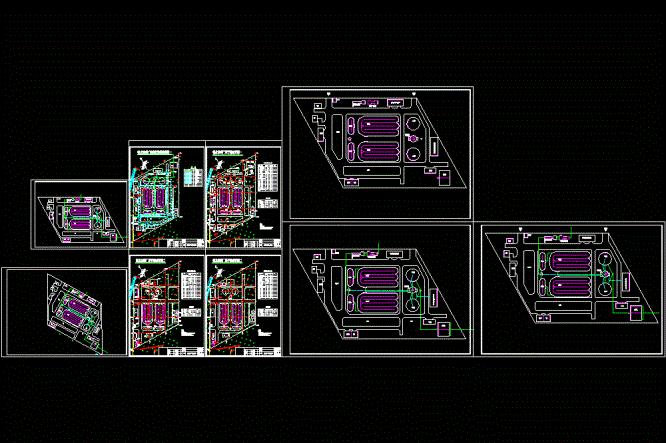 某污水处理厂施工CAD图.dwg