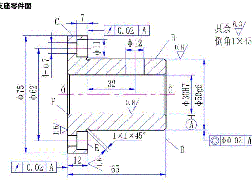定位支座机械加工工艺及钻Φ12mm孔夹具设计（含CAD图纸和说明书）.zip