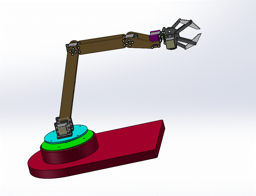 基于solidworks的机械手臂设计（含三维图纸模型和CAD图纸）.zip