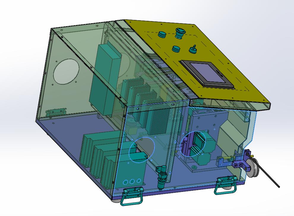 同轴剥线机、自动剥线机3D模型SolidWorks设计三维图纸.zip