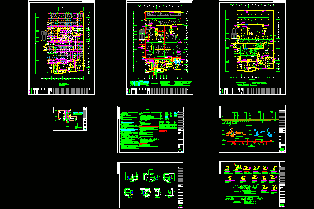 某小区地下室给排水全套CAD图纸（带人防）.dwg
