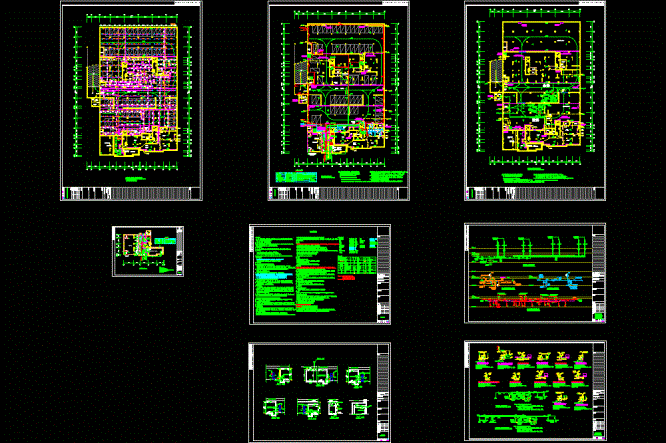 某小区地下室给排水全套CAD图纸（带人防）.dwg