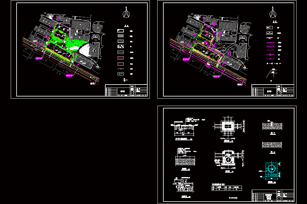 某小区给排水室外工程施工CAD图.dwg