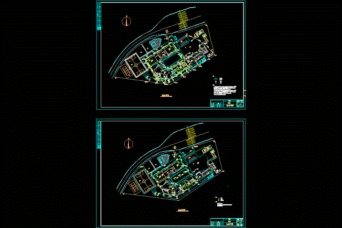 某小区给排水平面CAD图_t3.dwg