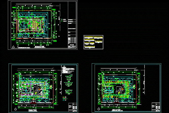 某小区给排水总平面施工CAD图.dwg