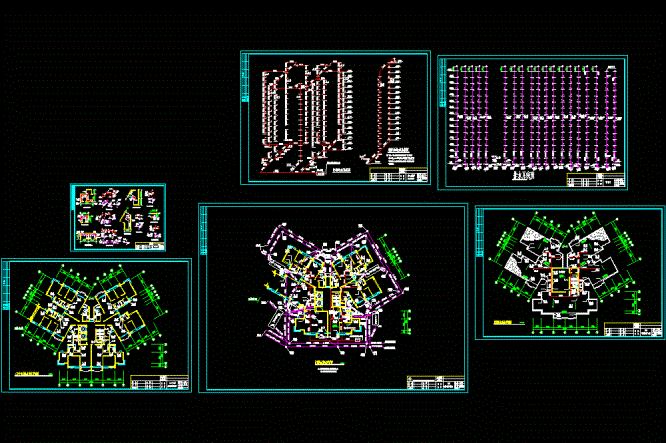 某小区给排水系统施工CAD图_t3.dwg
