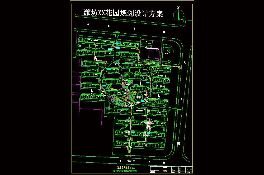 淮坊某小区给水管网总CAD图_t3.dwg