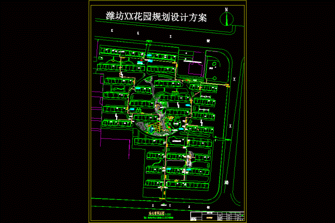 淮坊某小区给水管网总CAD图_t3.dwg