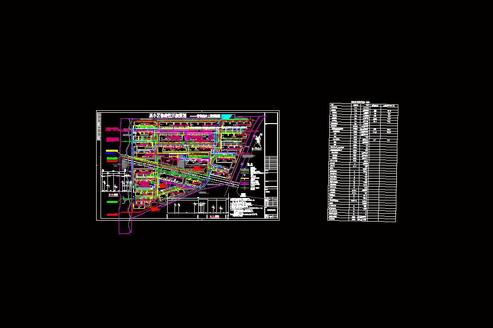 某小区管线综合工程CAD图.dwg