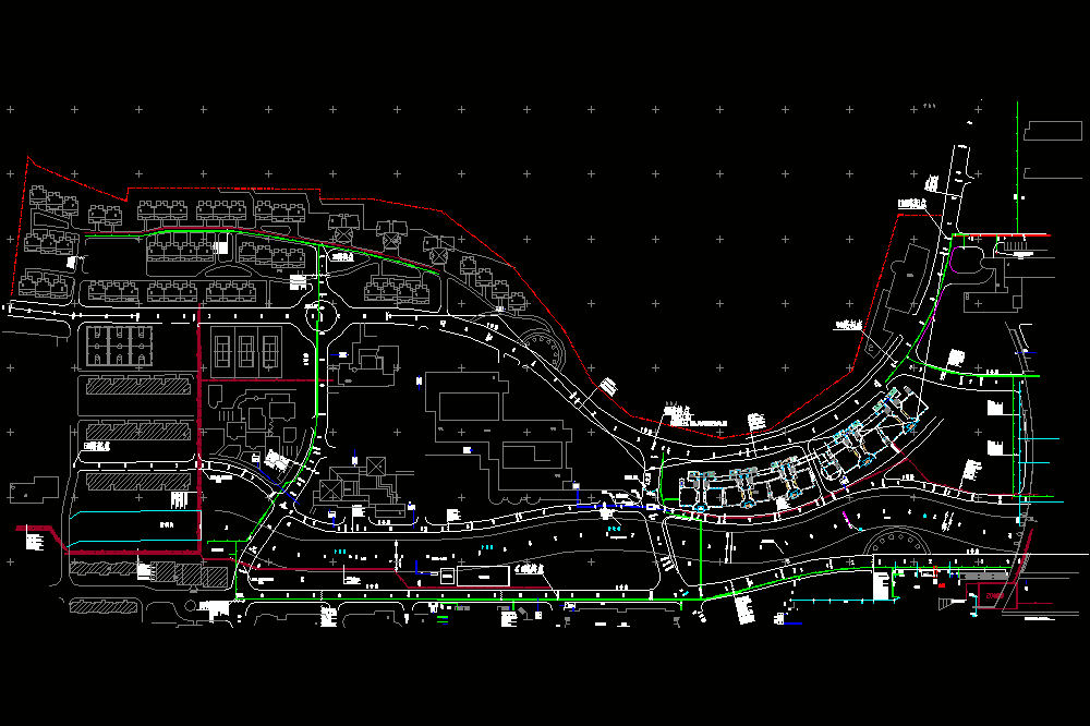 某小区市政管线综合CAD图.dwg