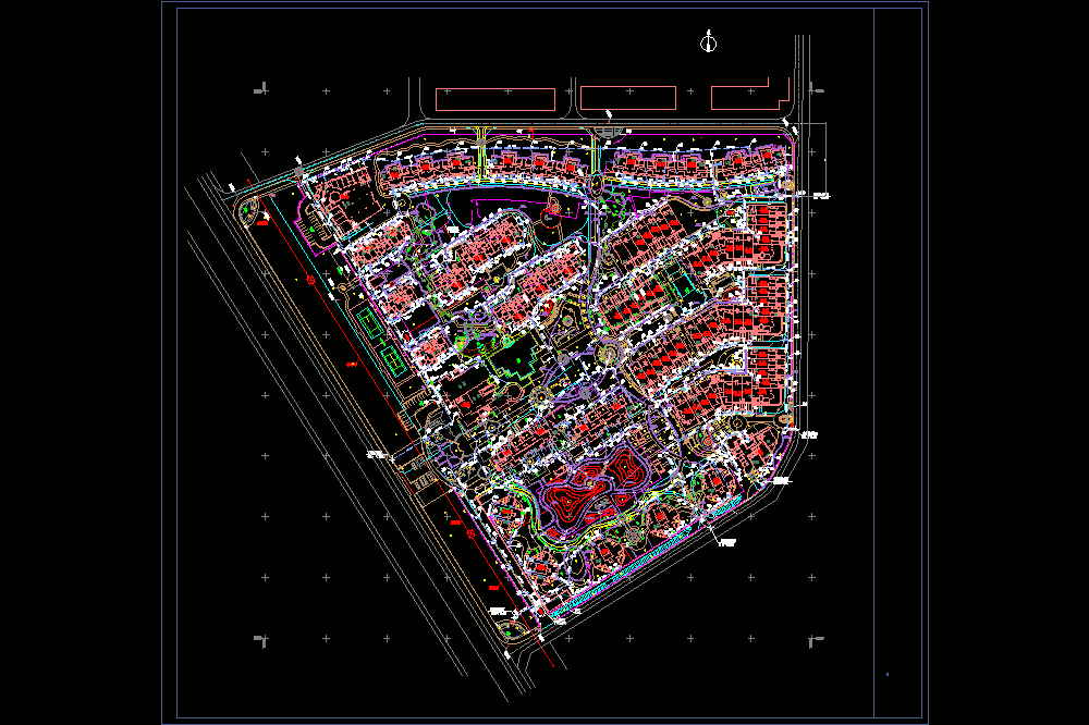 某小区室外排水总CAD图.dwg