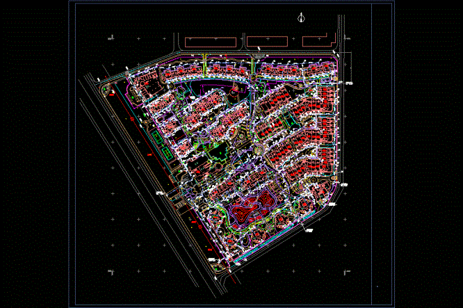 某小区室外排水总CAD图.dwg