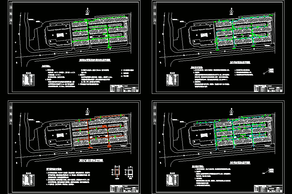 某小区室外管网施工CAD图.dwg