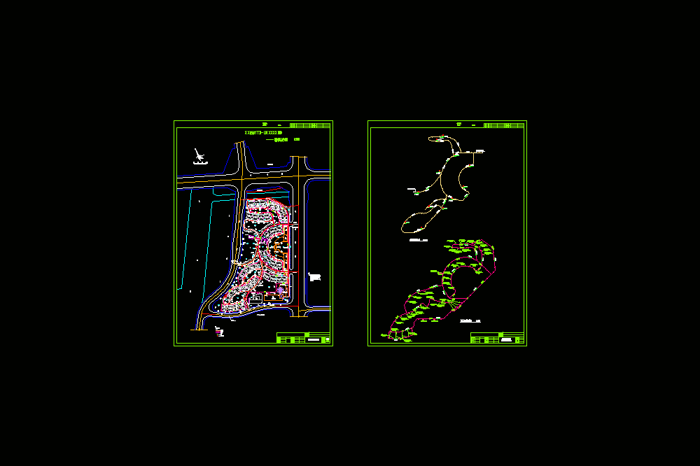 广东某小区室外消防给水CAD图.dwg