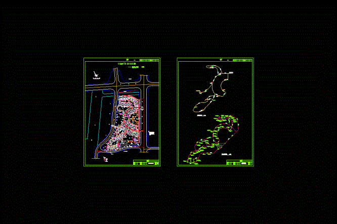 广东某小区室外消防给水CAD图.dwg