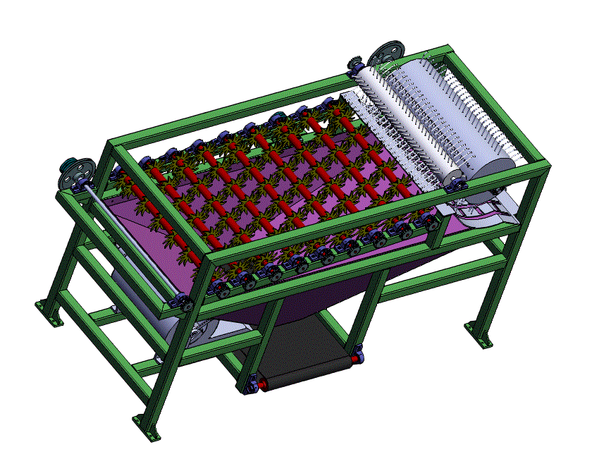 辣椒分选机分拣分级机3D模型_SolidWorks三维图纸.zip