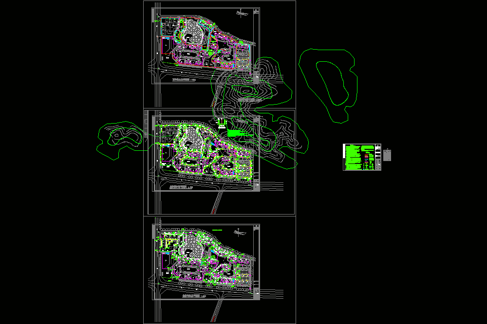 住宅区雨污总平面CAD图.dwg