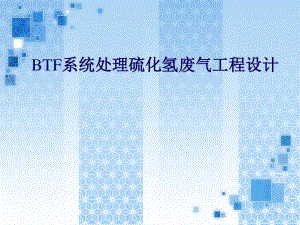 BTF系统处理硫化氢废气工程设计-答辩稿.ppt