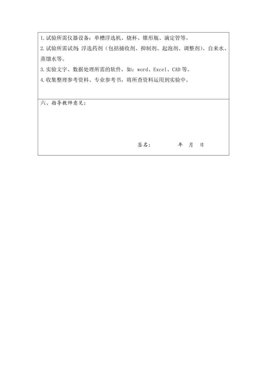 江西某高碳酸盐铀矿石反浮选探索试验-开题报告.doc_第3页