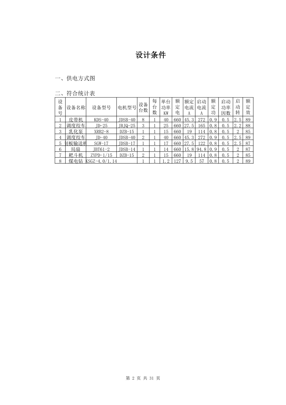 煤矿采区供电课程设计.doc_第3页
