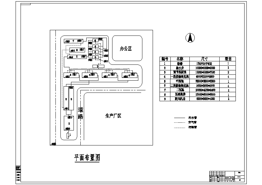 1200m3d啤酒废水处理工艺设计【含CAD图纸、说明书】.zip