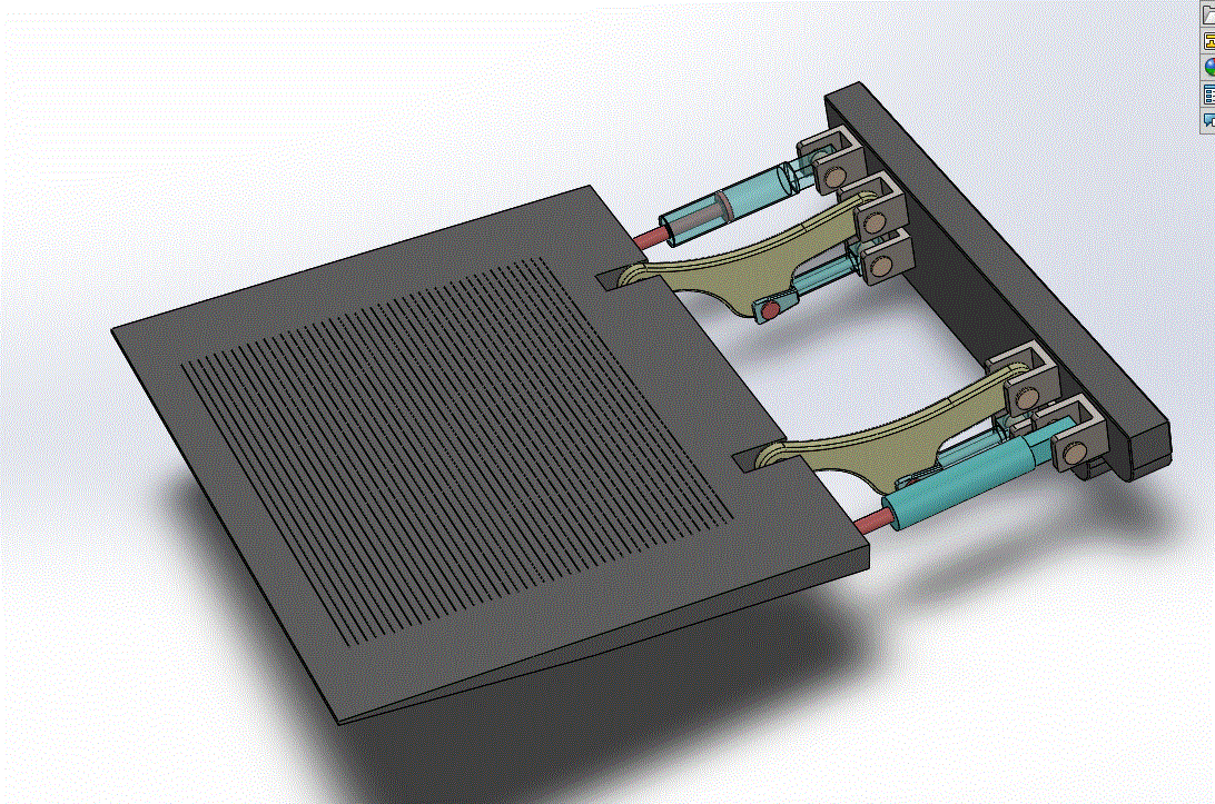 汽车升降尾板(汽车尾板)Solidworks设计3D建模图纸.zip