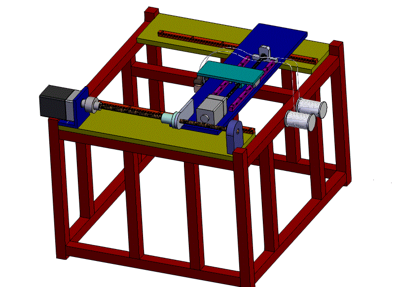 FDM型双喷头3D打印机设计（含CAD图纸+三维SW模型+说明书）.zip