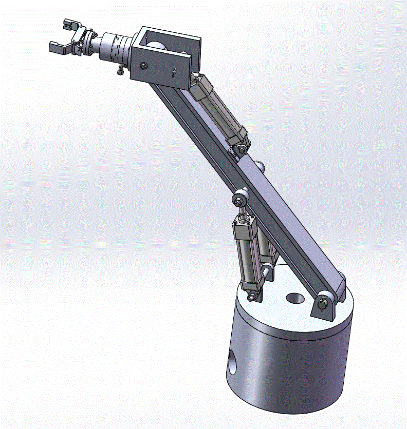 R175柴油机机体加工自动线上多功能液压机械手的设计【含三维SolidWorks模型、CAD图纸、说明书】.zip