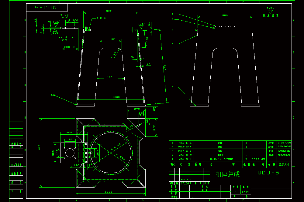 码垛机械手机座总成-A3.dwg