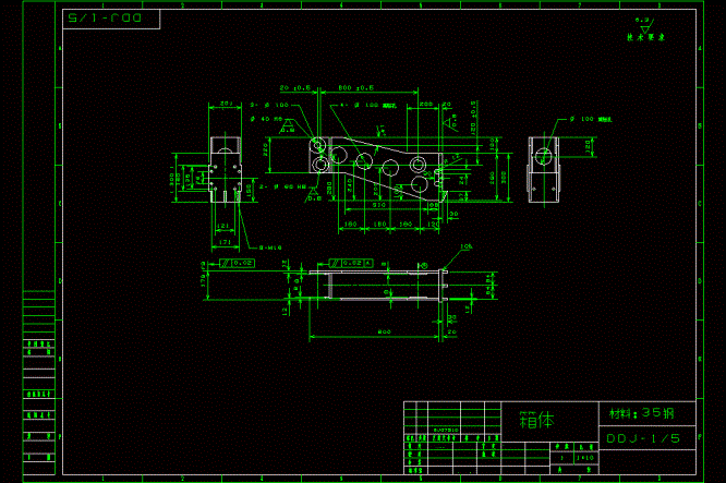码垛机械手箱体-A3.dwg