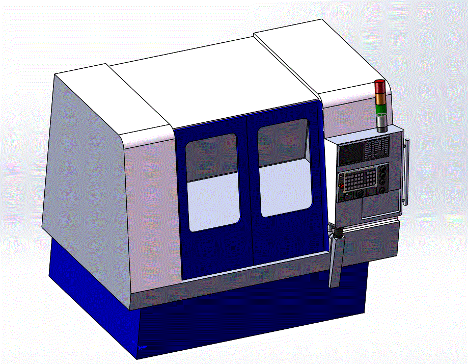 数控卧式加工中心主轴箱及进给机构设计【含cad图纸+SolidWorks三维图】.zip