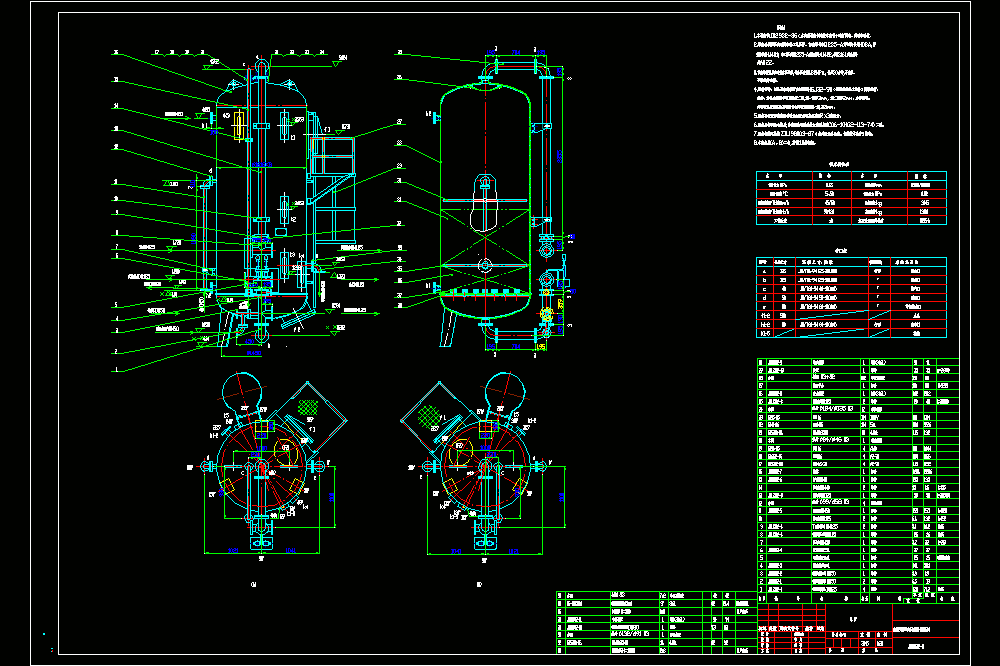 阴阳混合离子交换器CAD图纸.dwg