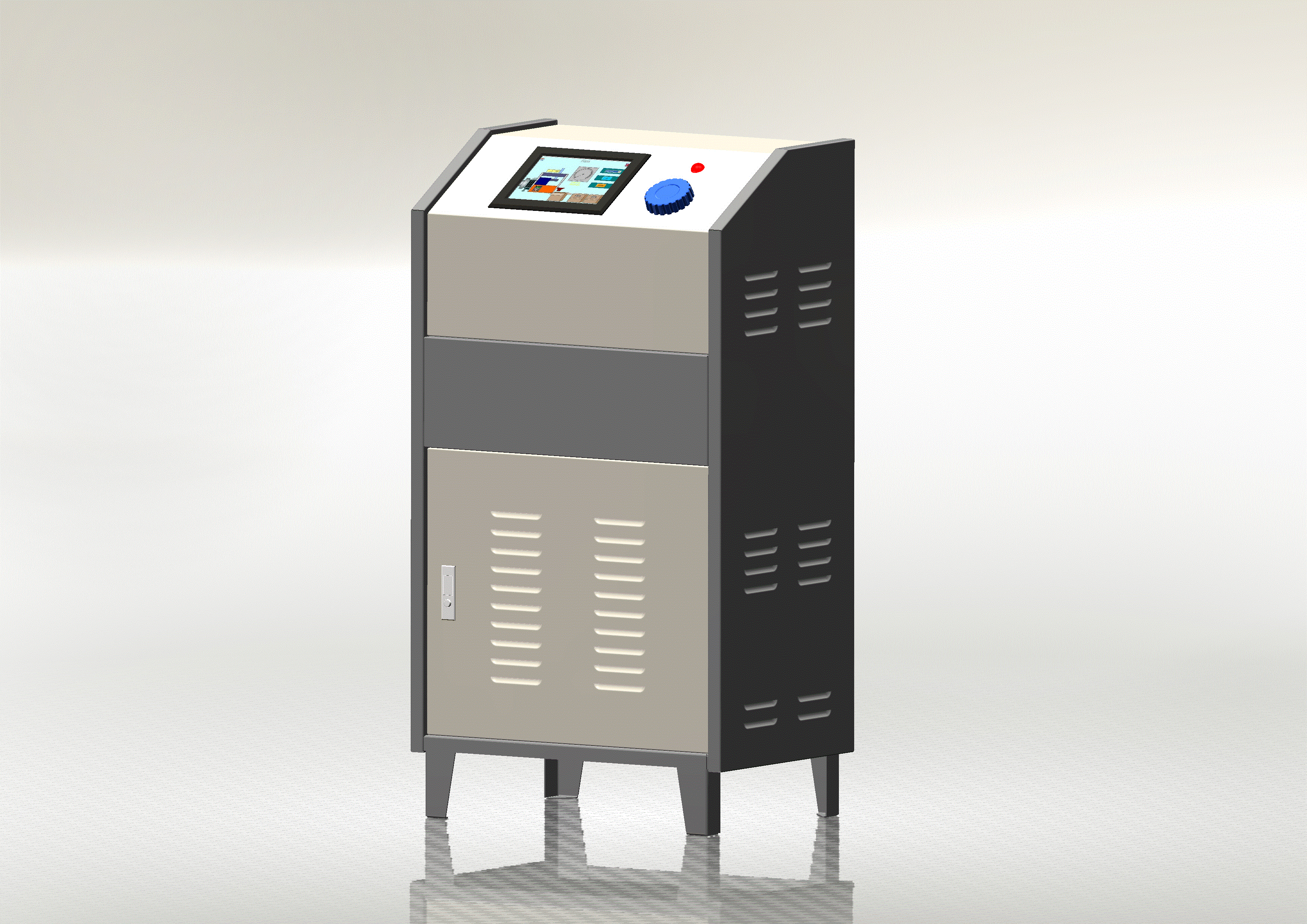 机柜3D模型（参数可编辑）.zip