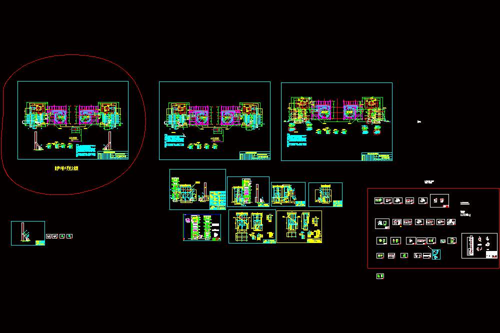 电石炉尾气除尘工艺详图.dwg