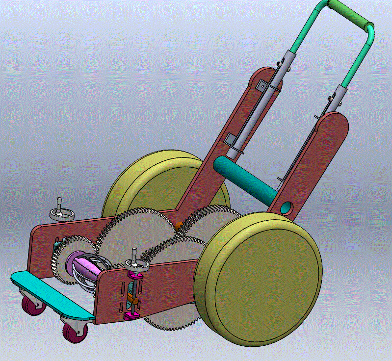 环保型剪草机设计【割草机含SOLIDWORKS三维图纸】（含CAD图纸和说明书）.zip