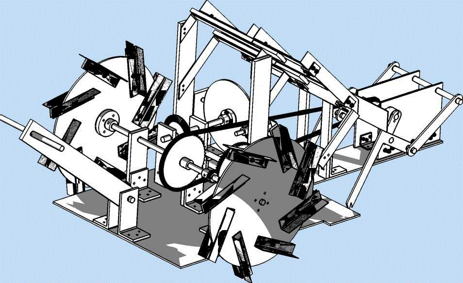 手动水稻插秧机三维建模图纸 SolidWorks设计.zip