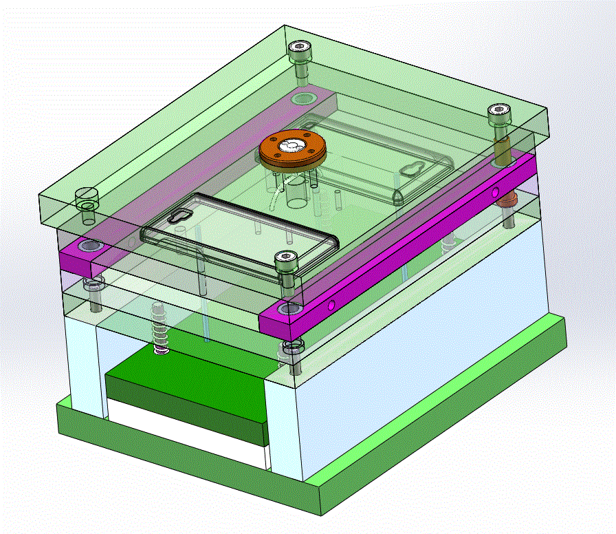 智能手机壳模具设计与结构设计【说明书+CAD+SOLIDWORKS】.zip