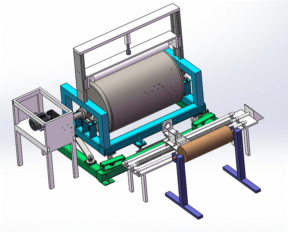 纤维缠绕机的机械结构设计【含CAD图纸、说明书】【三维SolidWorks】.zip