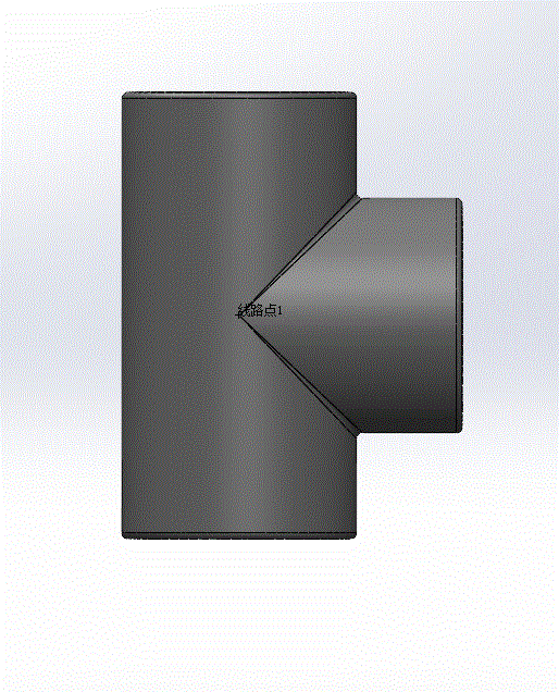 UPVC 三通数码模型(50mm).zip