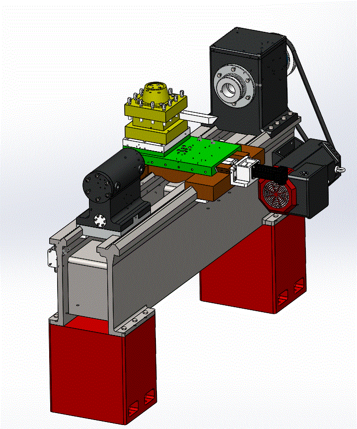 C6140数控车床三维模型SolidWorks设计 C6140数控车床三维图纸.zip